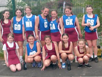 Saundersfoot School’s netball team showcase their formidable skills