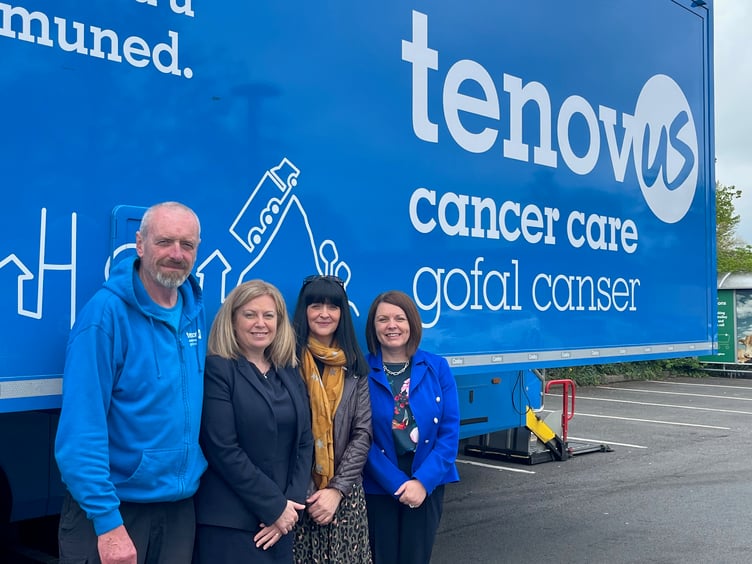 Ashmole & Co partners visit Tenovus Cancer Care mobile unit