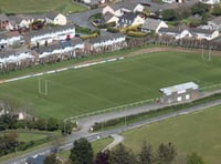 Police hunt teenage arsonists after rugby stand set on fire