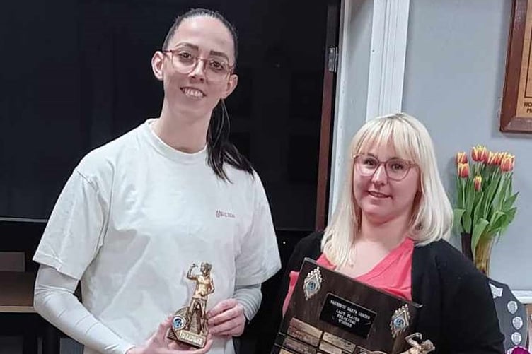 Top Lady Players of the Season: A League - Jess Rees (Bush Rob); B League - Lucy Lonsdale (Raob Social)