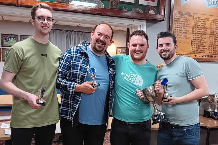 Edward Price Memorial Pairs: runners Up - Mikey and Ben (Bush Rob); winners: Rhys and Ben (Milton)