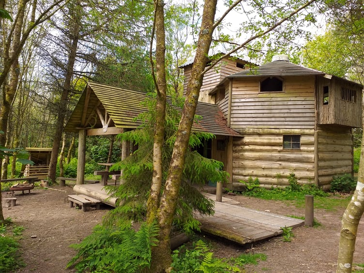 Woodland lodge at Hilton Court Gardens (Pictured in 2019)