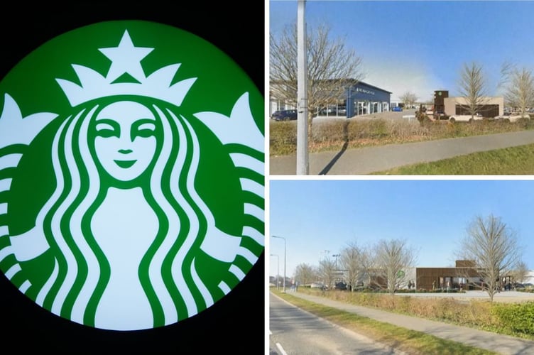 Drive thru Starbucks