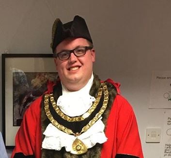 Cllr Chris Walters 'honoured' to be Narberth Mayor once again