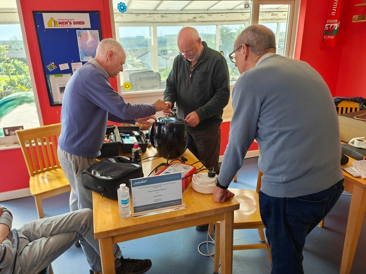 Repair Café at Pembroke Dock Men’s Shed on May 17