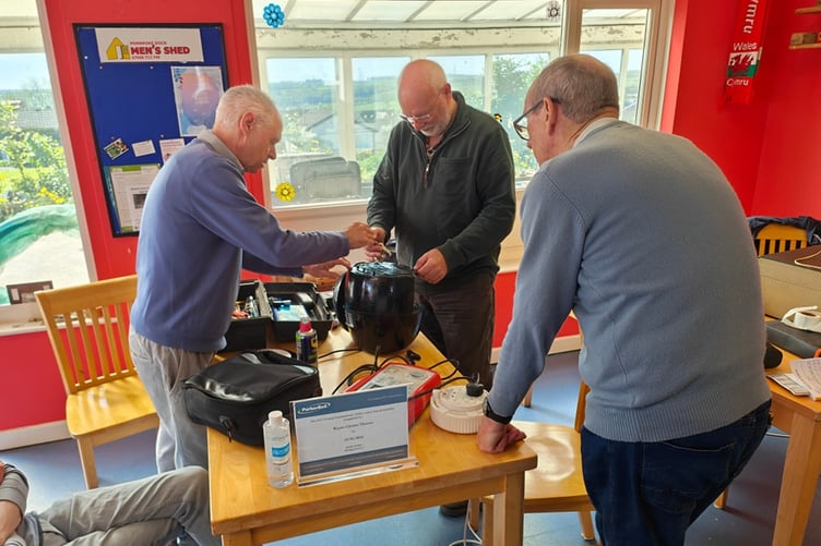 Repair Café at Pembroke Dock Men’s Shed on May 17