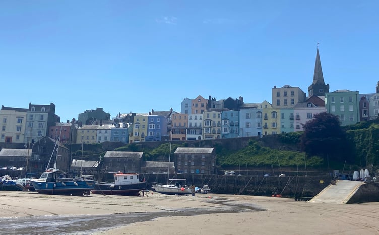 Crackwell Street Tenby harbour