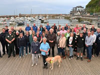Dedicated Saundersfoot New Year’s Day Swim fundraisers recognised
