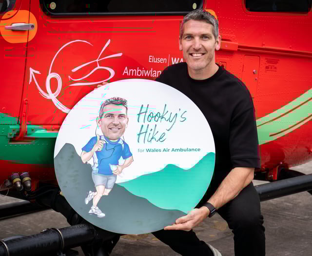 Rugby great James Hook to set off from Tenby on 100-mile charity hike