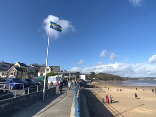 Mobile sauna plans for Saundersfoot harbour