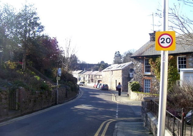 St Johns Hill in Tenby