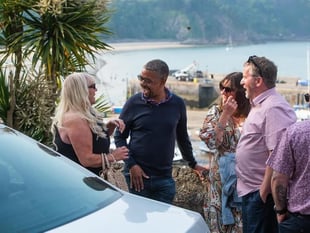 Wales’ First Minister hits the election campaign trial to sunny Tenby