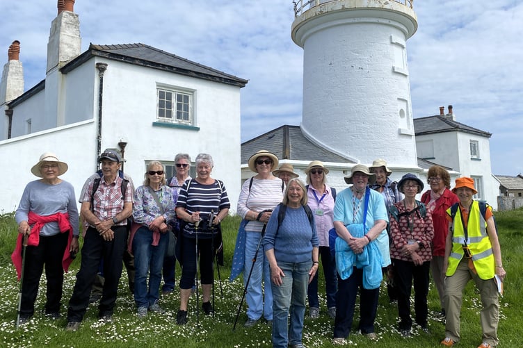 The Steps2Health ‘Steadies’ group at Caldey Island