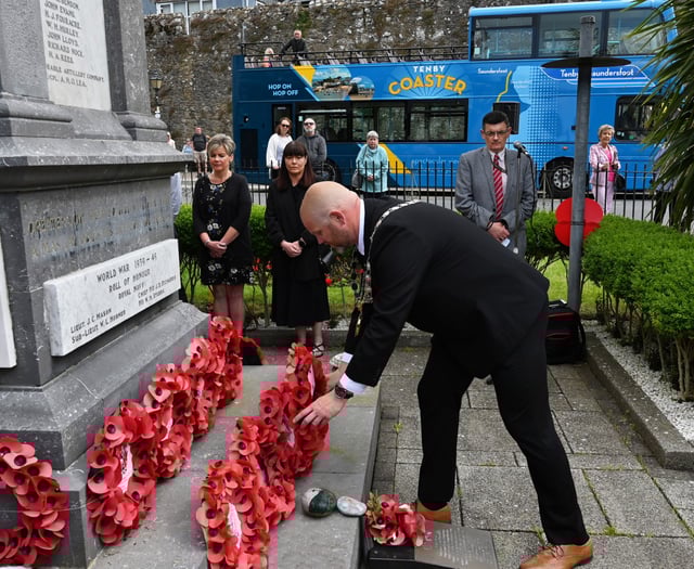Tenby remembers on the 80th anniversary of the D Day Landings