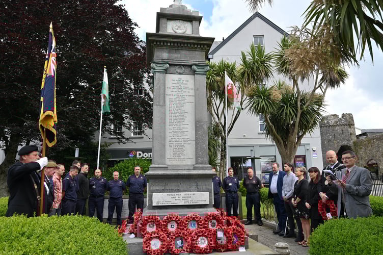 D Day ceremony Tenby