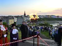 Beacon lighting ceremony in Tenby marks anniversary of D-Day landings