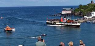 Waverley paddle steamer returns to Tenby and Pembrokeshire