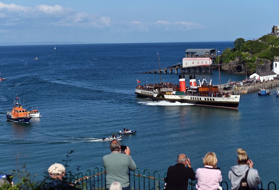 Waverley paddle steamer returns to Tenby and Pembrokeshire