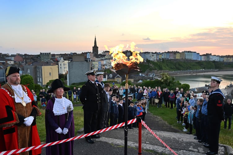 D Day beacon Tenby 2024