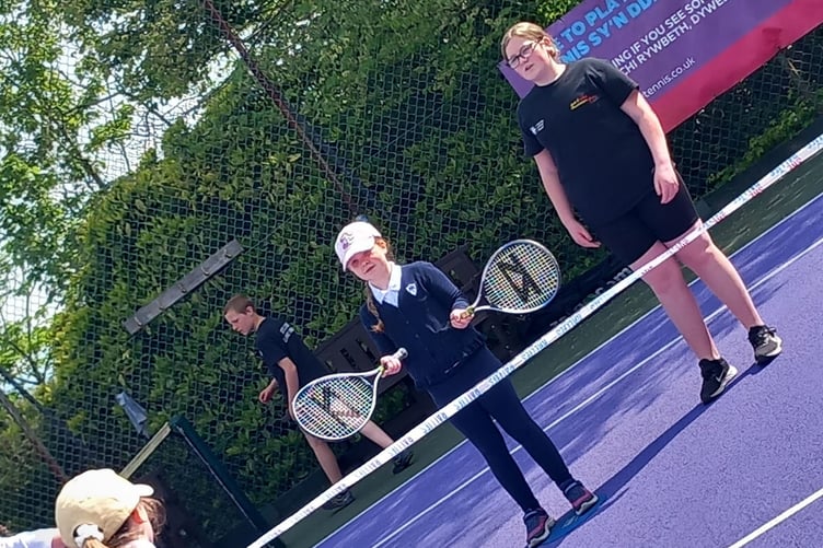 Tennis session were offered