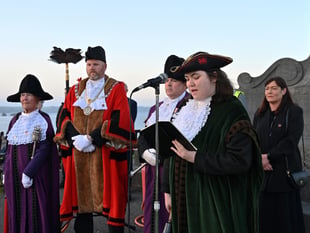 Meet Tenby's new Town Crier and Sergeant at Arms