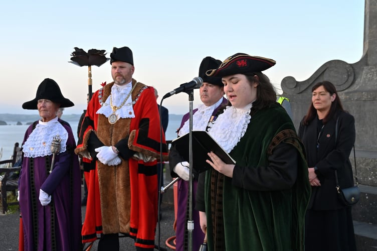 Tenby Town Crier Erin Morgan