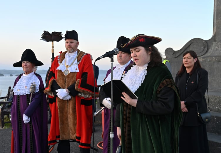Tenby Town Crier Erin Morgan