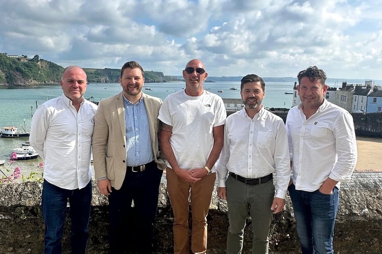 Conservative politicians Stephen Crabb and Samuel Kurtz 