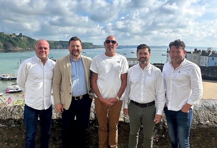 Conservative politicians Stephen Crabb and Samuel Kurtz