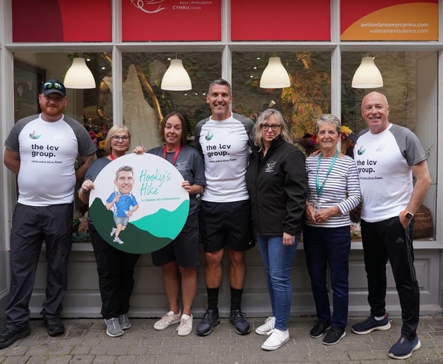 'Walk Wales' with James Hook for Air Ambulance charity