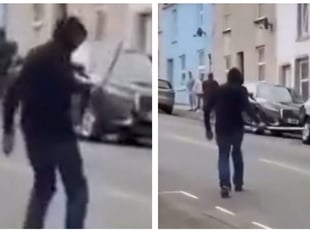 Man jailed for wielding Samurai sword in street fight