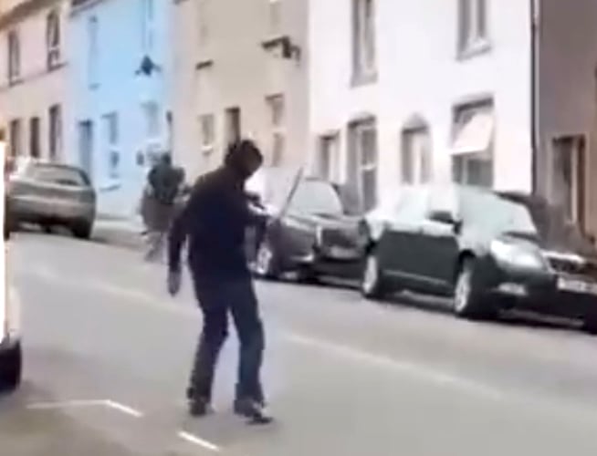 Machete man Pembroke Dock