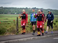 Hooky’s Hike from Tenby to Mumbles raises over £5,000 for charity