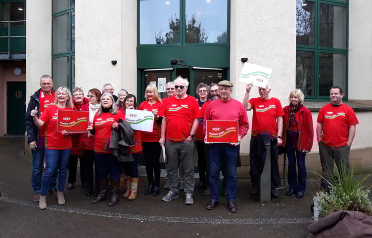 Heritage park protest