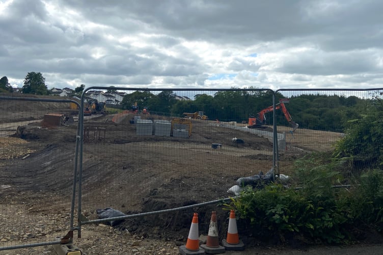 Saundersfoot whitlow site