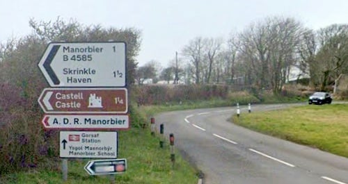 Manorbier google street view