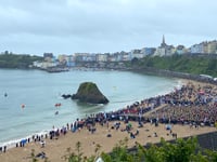 Long Course Weekend kicks off at Tenby’s North Beach