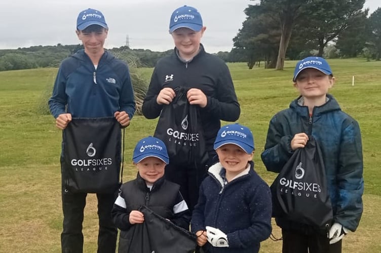 Left to right: Josh Richards, Rory Henshaw, William Morgan, Lawrie Richards and Zach Siswick