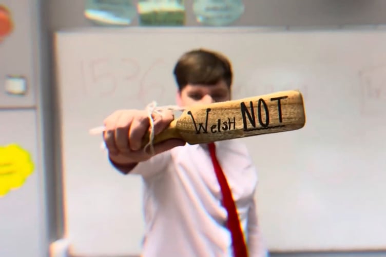 The Welsh NOT - a scene from ‘The Language of Cymraeg’