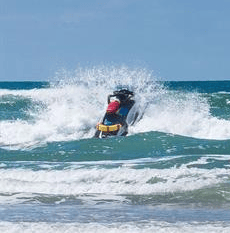 Rip tides and mist at Freshwater West show value of local Lifeguards
