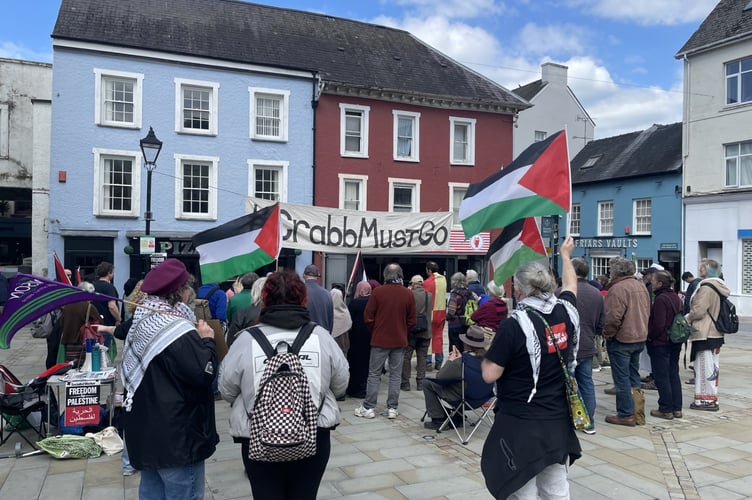 Protest Haverfordwest