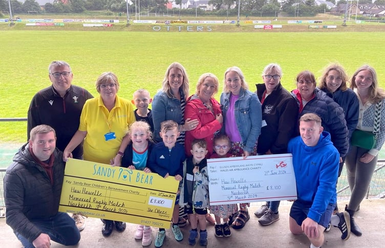 Huw Howells Charity Presentation