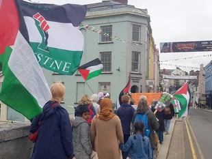 'March for Gaza' takes place in Pembrokeshire
