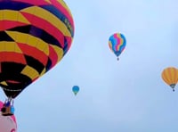 West Wales hot air balloon festival causes gridlock for Carmarthen