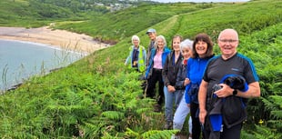 Great start to summer walks in Pembrokeshire for Steps2Health
