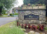 Saundersfoot road closure for housing scheme work
