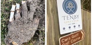 'Bogeyman' find? - CSI check out skeletal hand at Tenby Golf Course