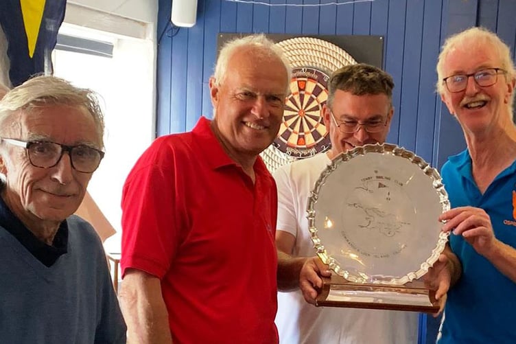 Commodore Blake Shaw with Sunday’s winners