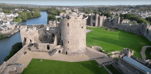 Pembroke Castle in new video
