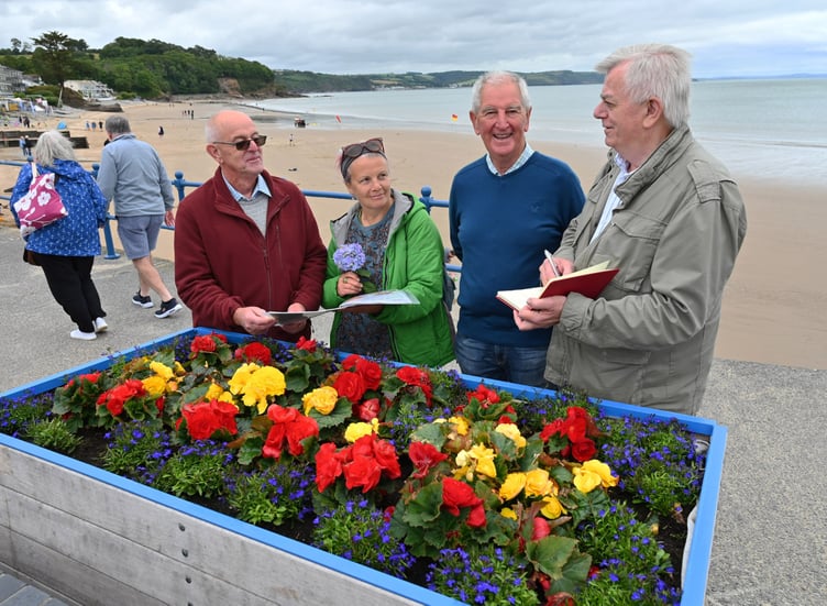 Saundersfoot Wales in Bloom judging